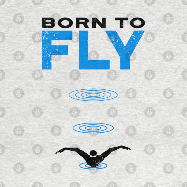 Born to Fly Mens Swimming by atomguy